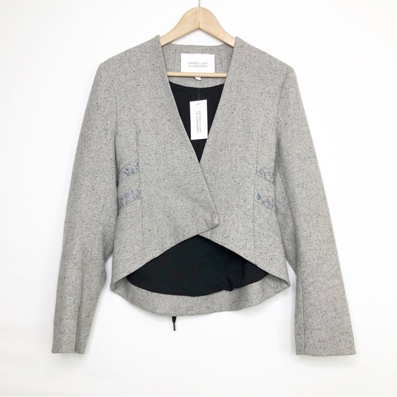 Derek lam 10 Crosby Gray tweed jacket - Picture 10 of 10